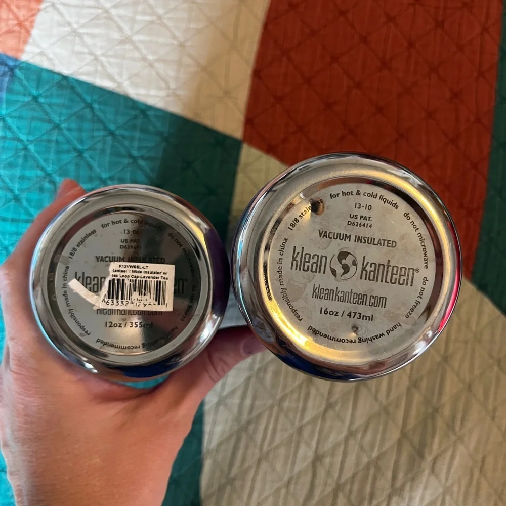Set of 2 Klean Kanteen Insulated Bottles